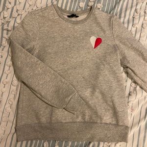 Banana Republic Heart Sweatshirt